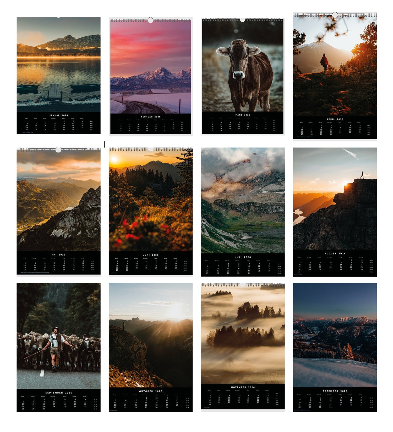 DIN A3 Kalender 2026 (Hochformat) - Chris - Frumolt - Shop