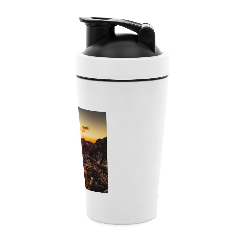 Fitness - Shaker "Sonnenaufgang am Säuling (Allgäu) - Chris - Frumolt - Shop
