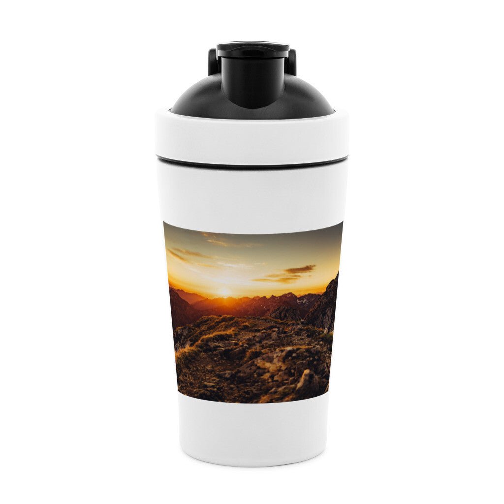 Fitness - Shaker "Sonnenaufgang am Säuling (Allgäu) - Chris - Frumolt - Shop