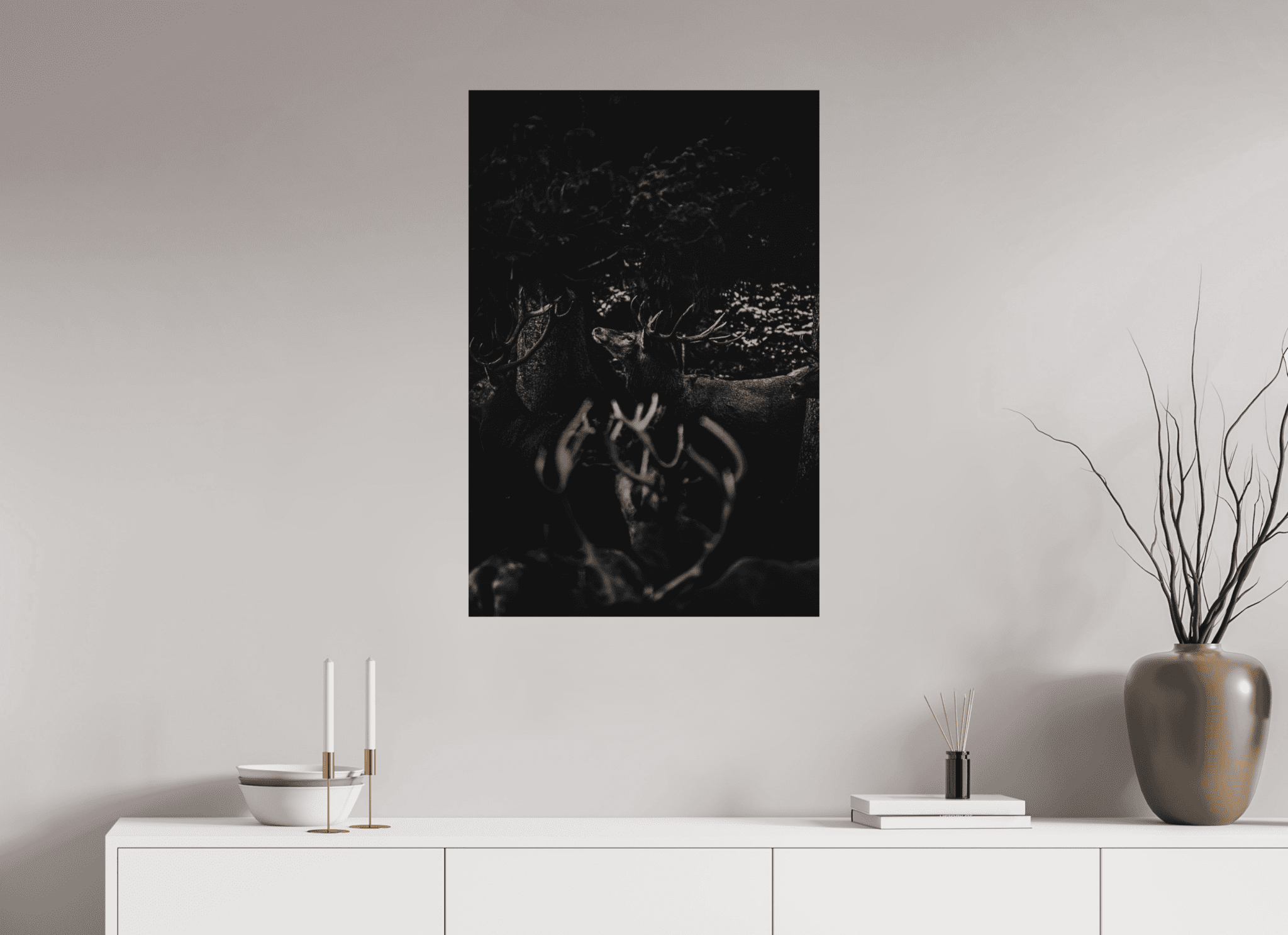 Hirsch im Wald. - Chris - Frumolt - Shop