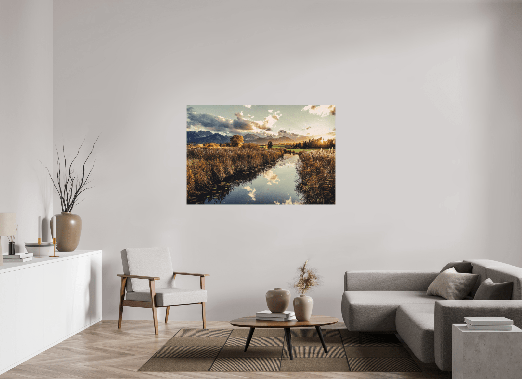 Hopfensee im Allgäu - goldener Herbst in der Abendstimmung - Chris - Frumolt - Shop