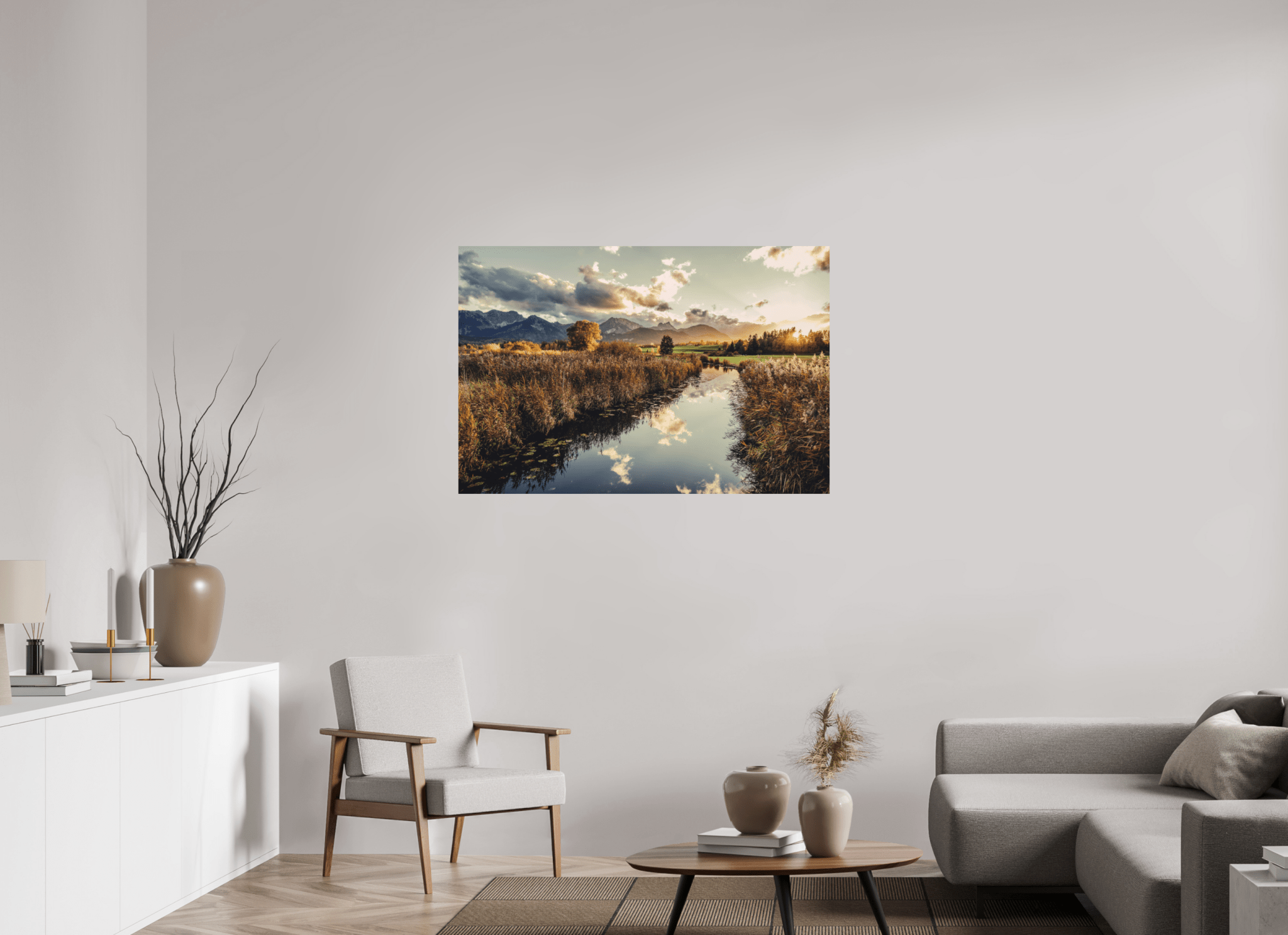 Hopfensee im Allgäu - goldener Herbst in der Abendstimmung - Chris - Frumolt - Shop