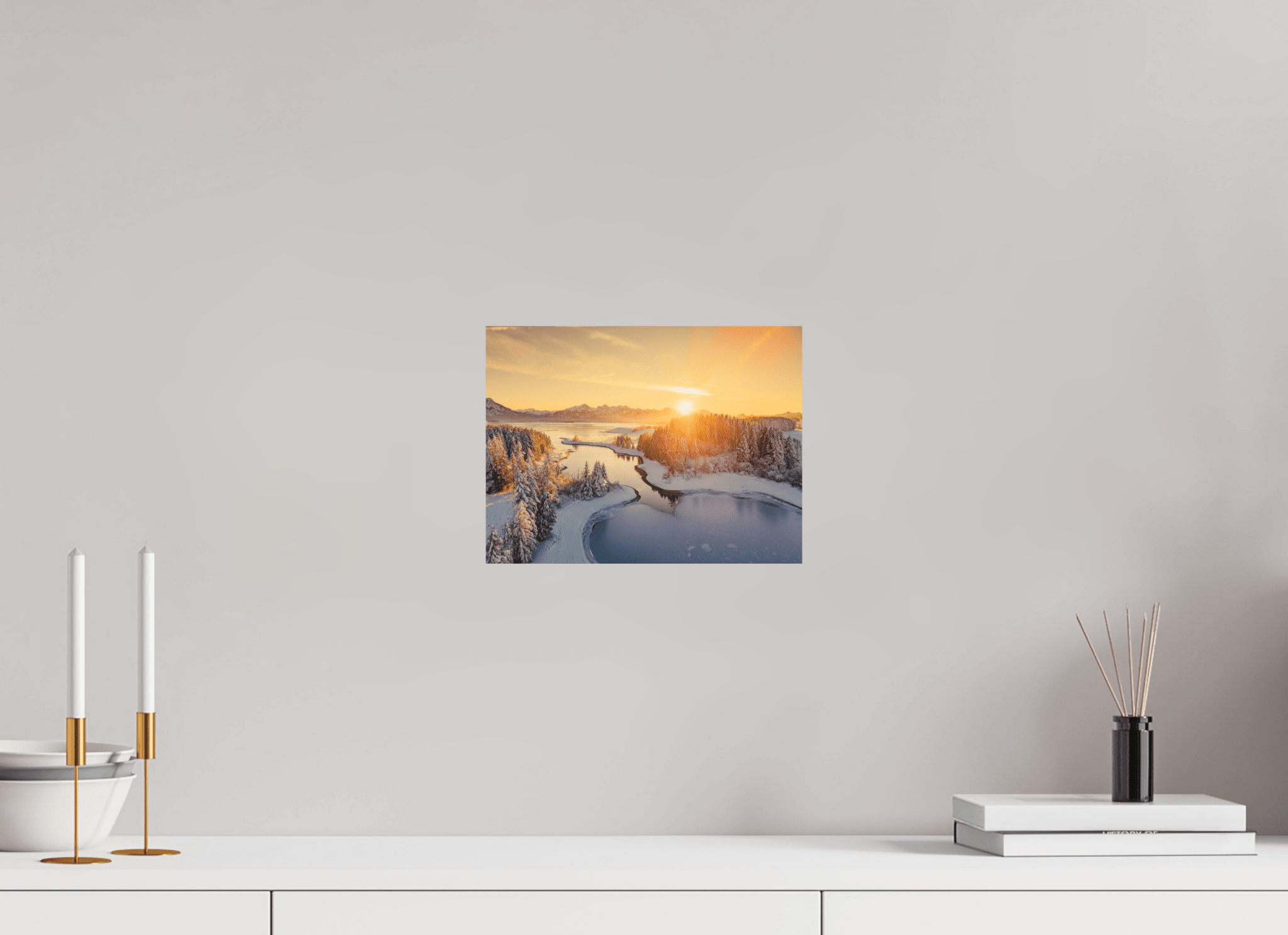 Illasbergsee & Forggensee im Winter. - Chris - Frumolt - Shop