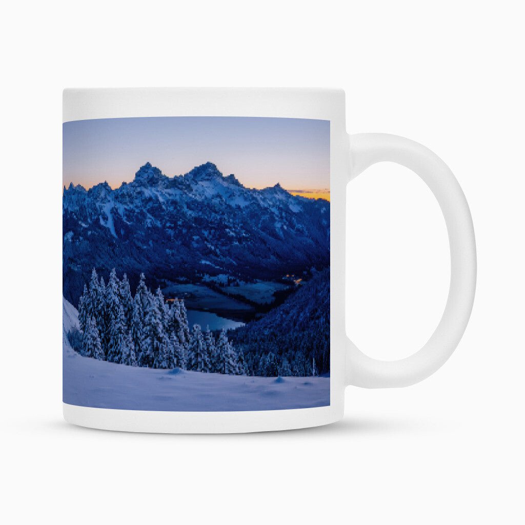 Morgendämmerung in den Bergen - Tasse - Chris - Frumolt - Shop
