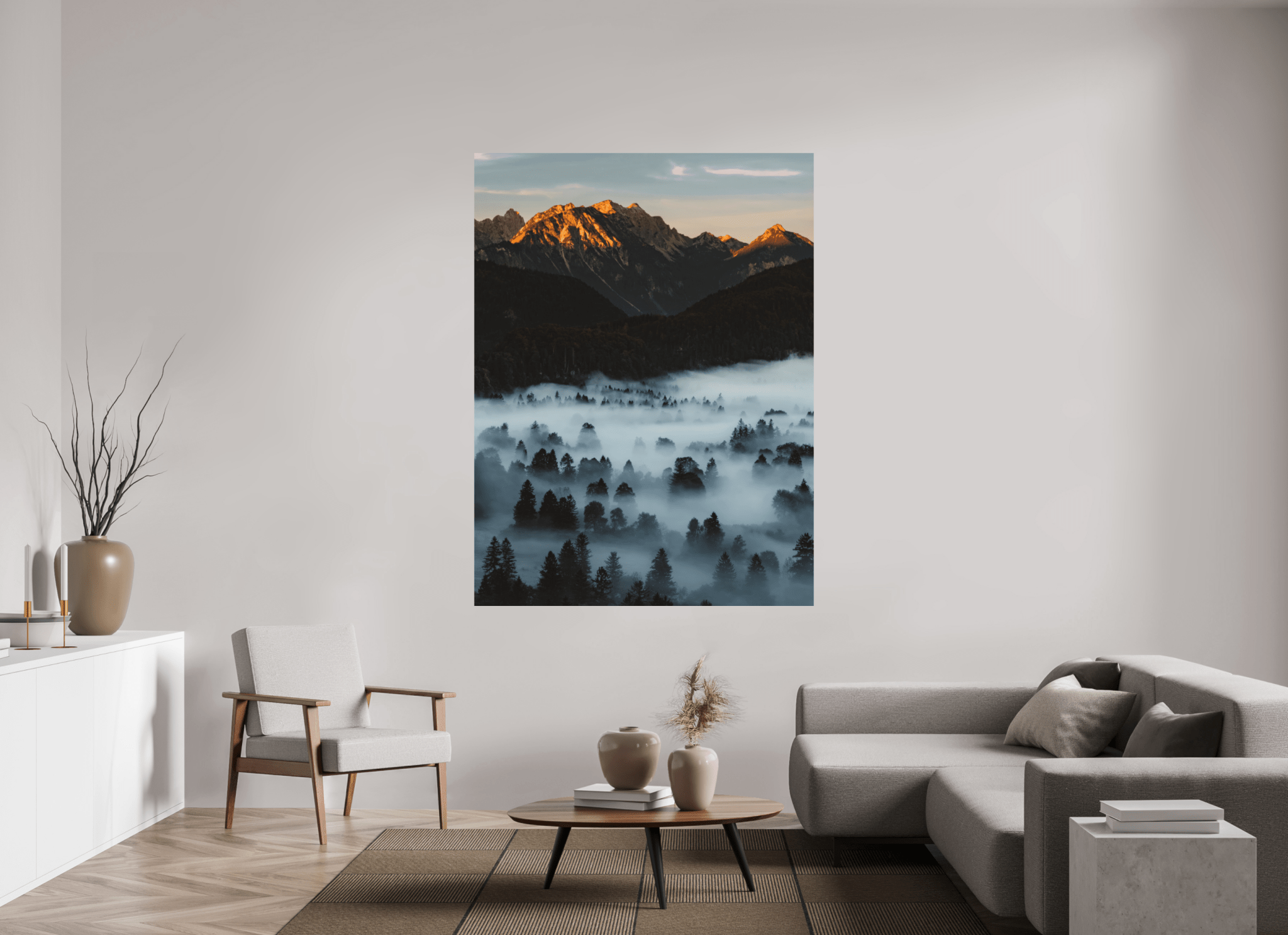 Nebel im Tal. Sonne am Berg. - Chris - Frumolt - Shop
