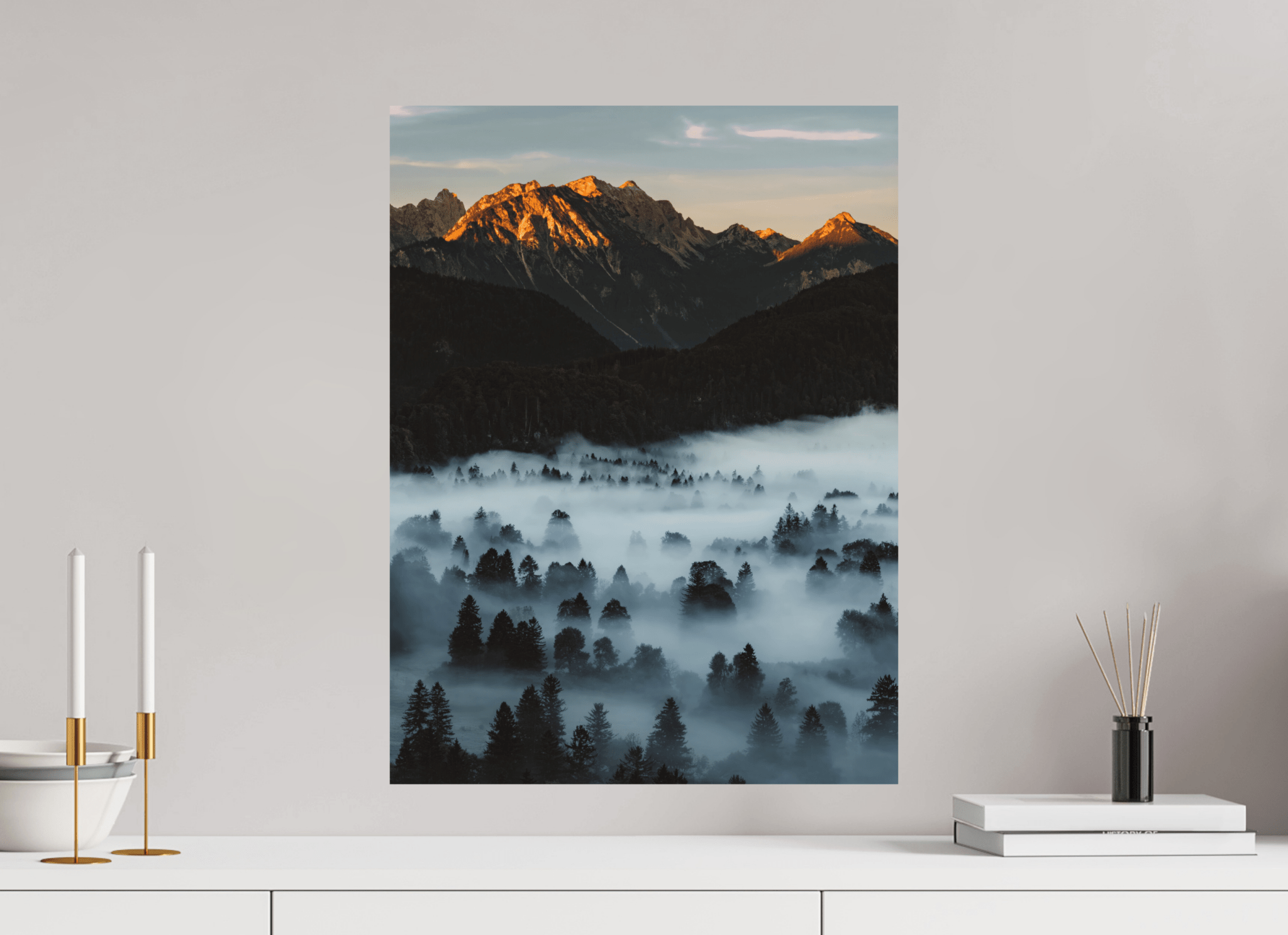 Nebel im Tal. Sonne am Berg. - Chris - Frumolt - Shop