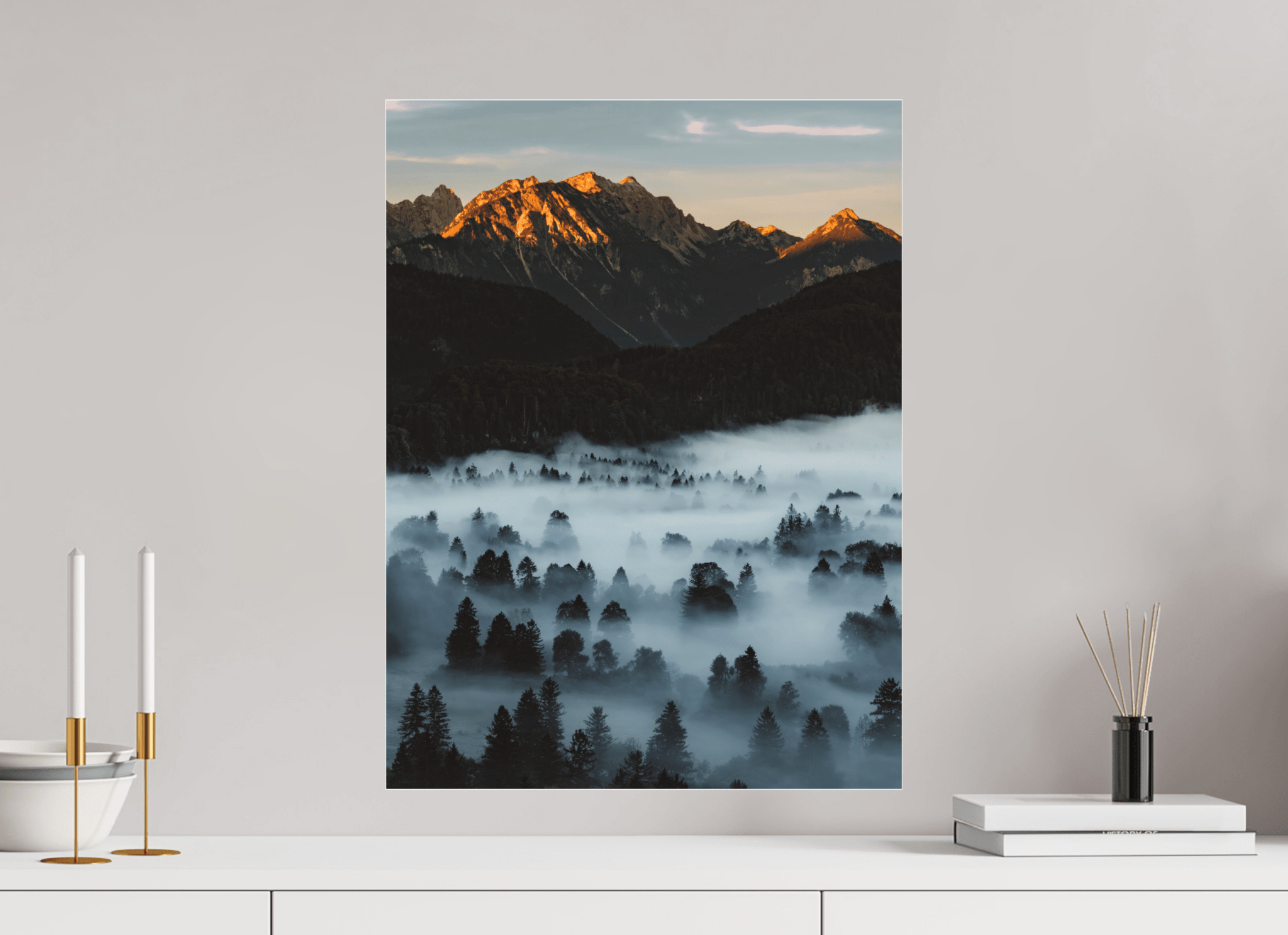 Nebel im Tal. Sonne am Berg. - Chris - Frumolt - Shop