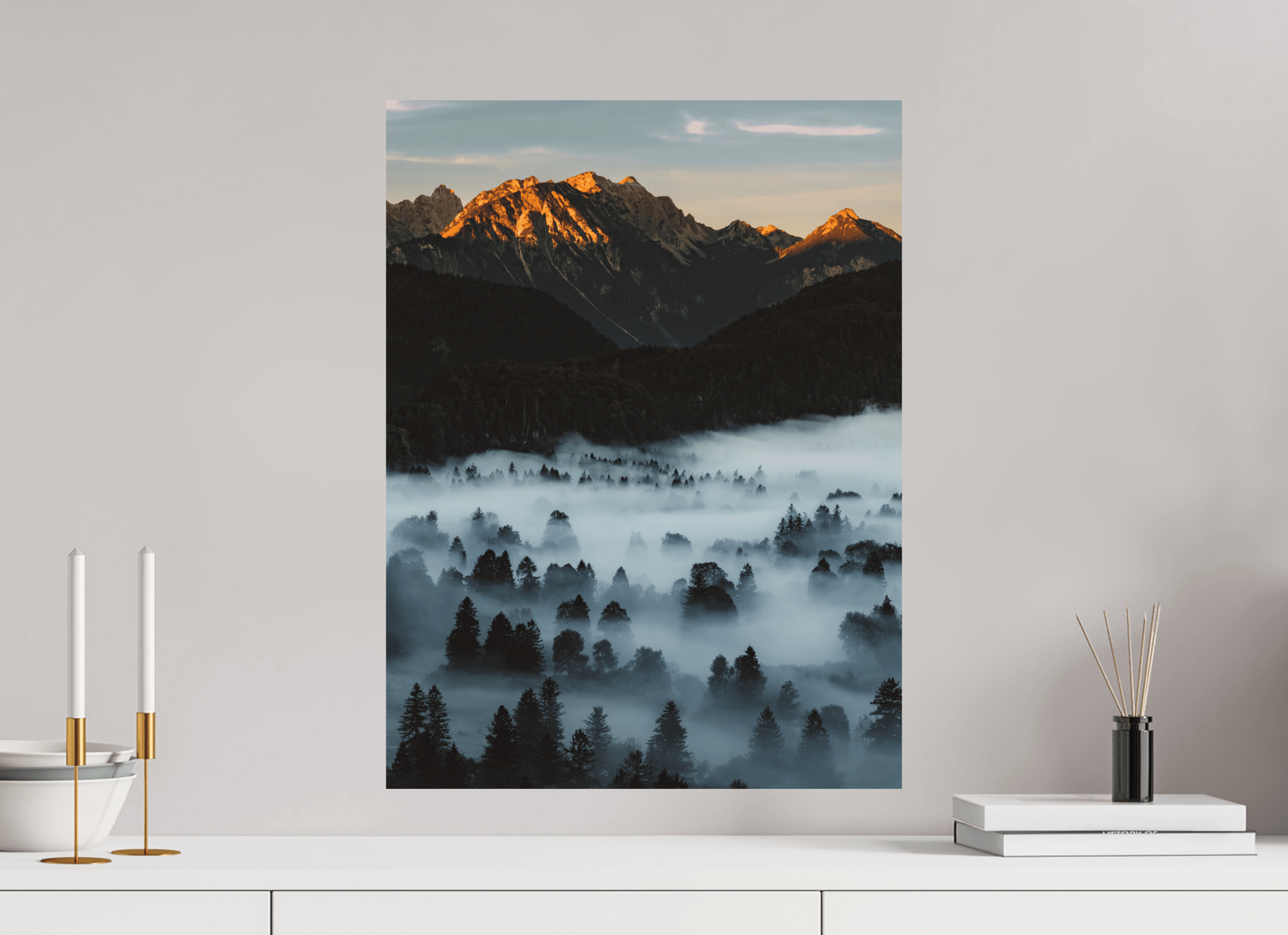 Nebel im Tal. Sonne am Berg. - Chris - Frumolt - Shop