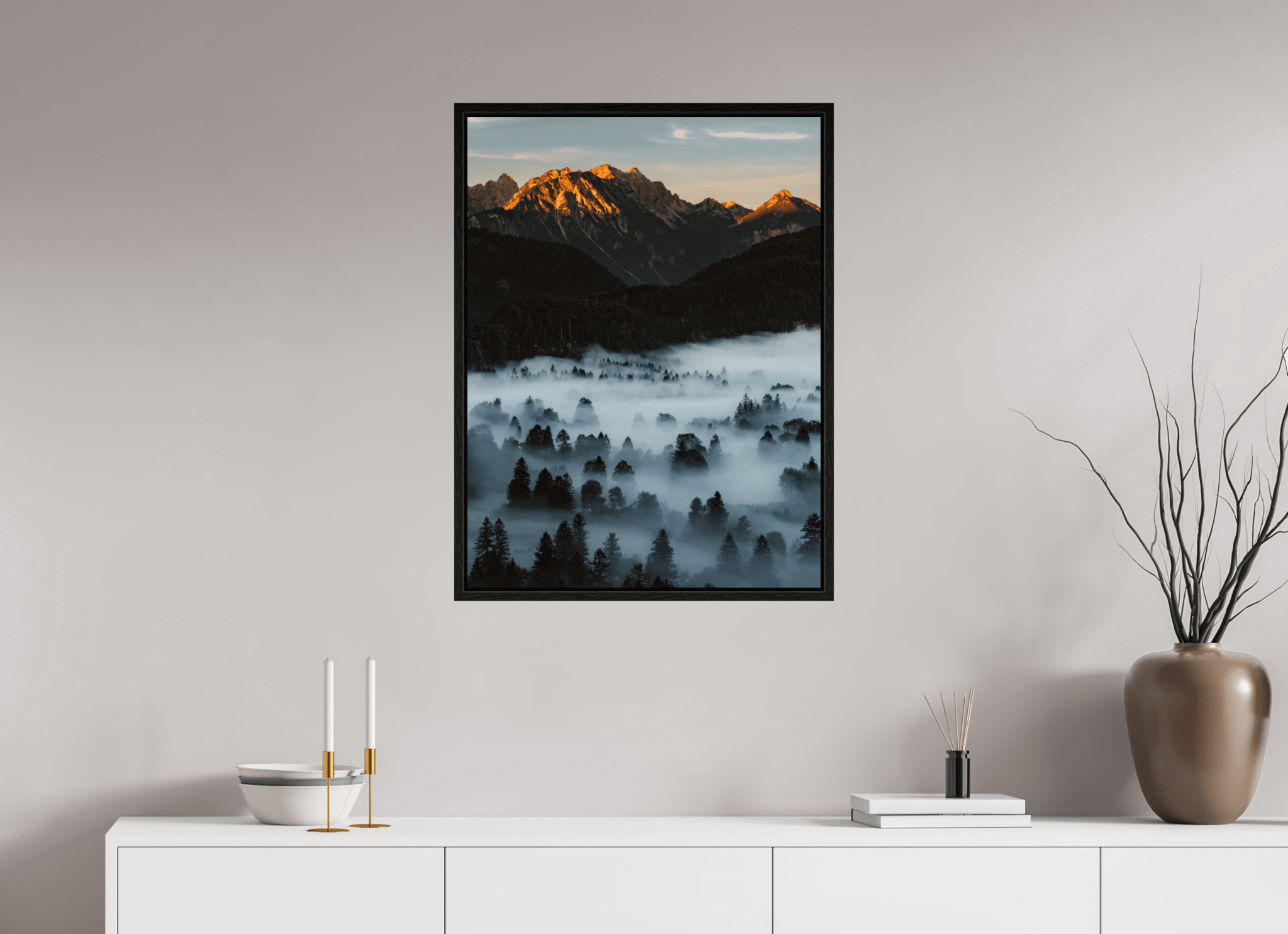Nebel im Tal. Sonne am Berg. - Chris - Frumolt - Shop