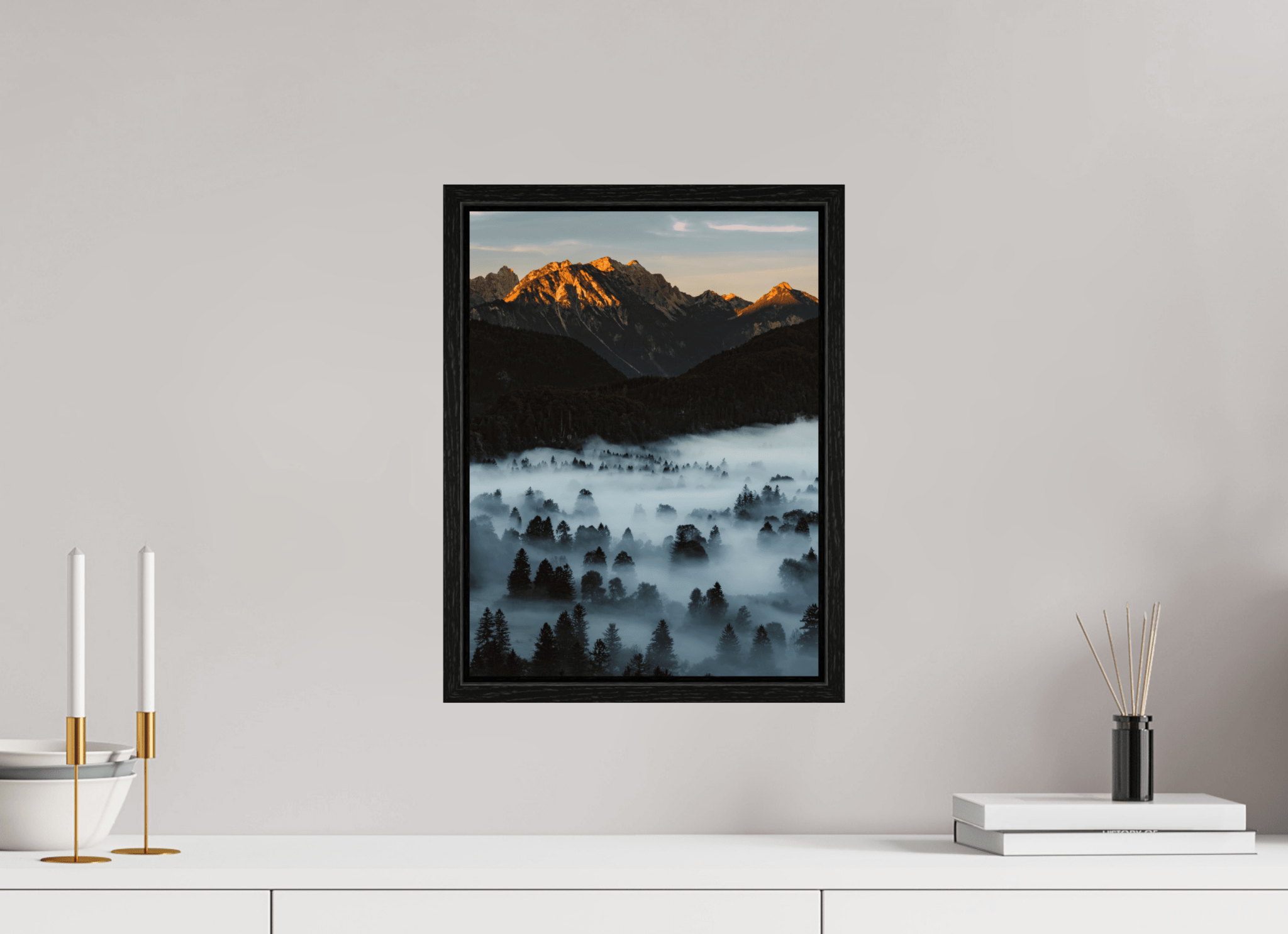 Nebel im Tal. Sonne am Berg. - Chris - Frumolt - Shop