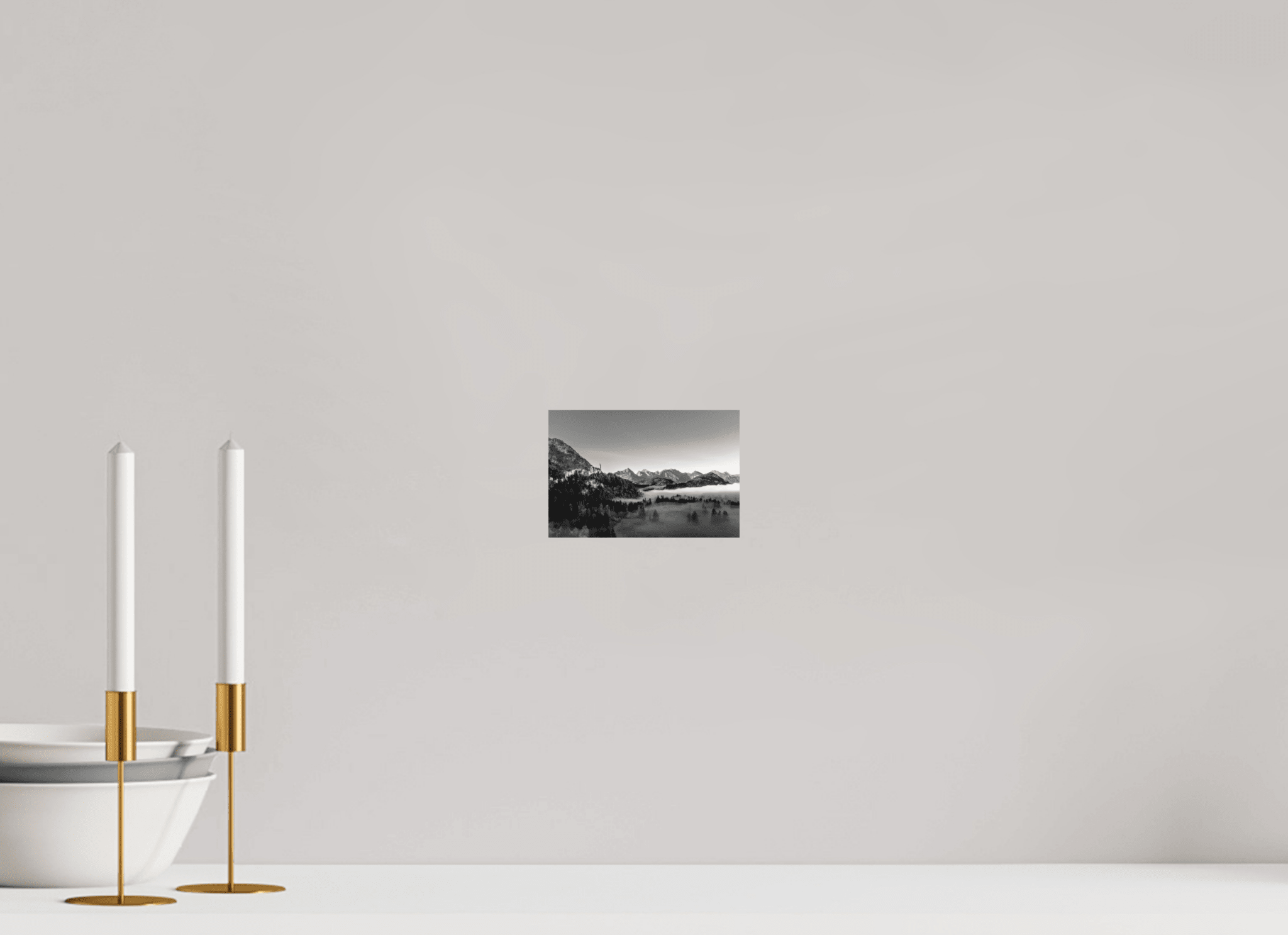 Schloss Neuschwanstein Schwarz Weiß - Chris - Frumolt - Shop