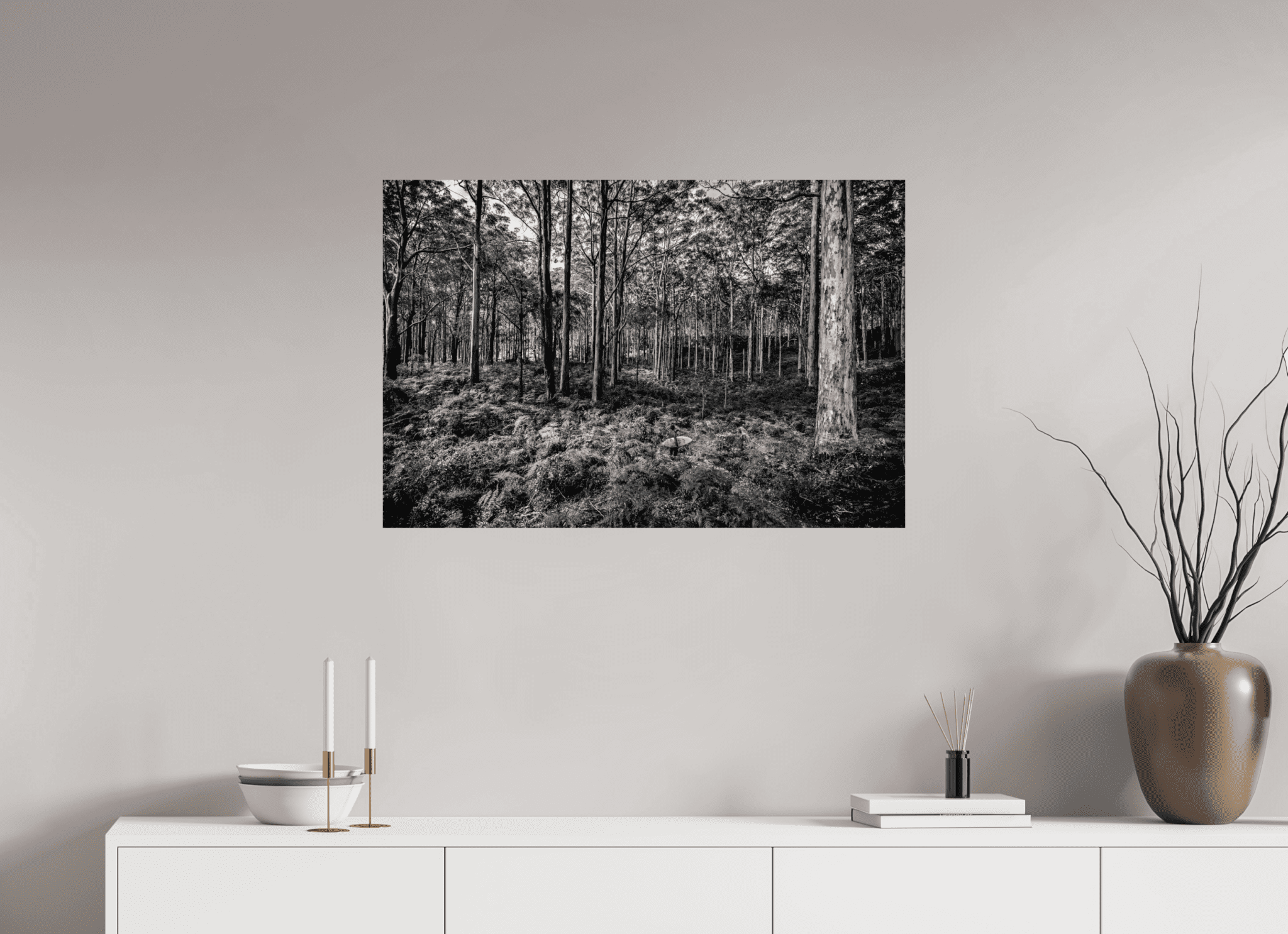 The Surfer in the Forrest. - Chris - Frumolt - Shop