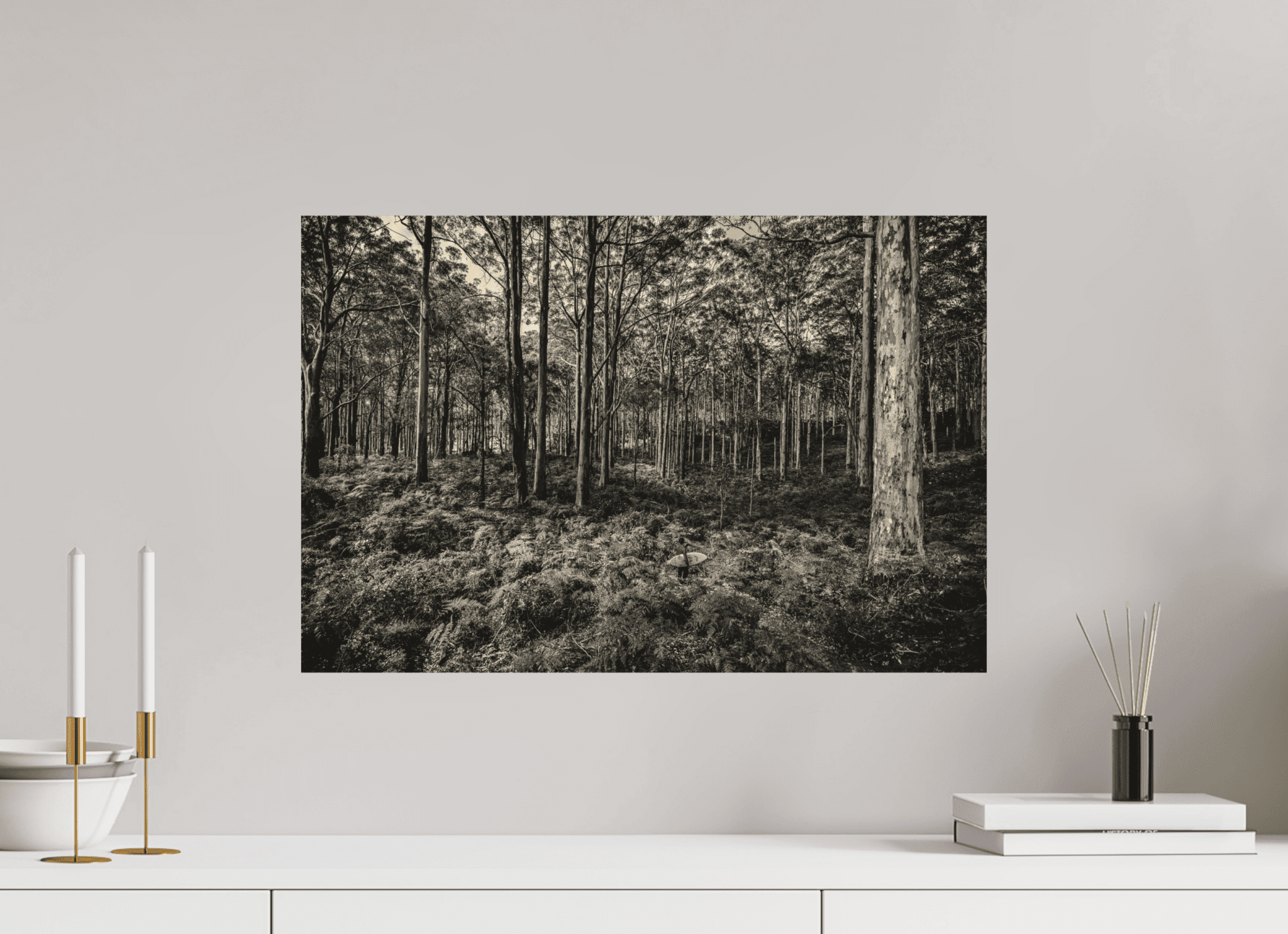 The Surfer in the Forrest. - Chris - Frumolt - Shop