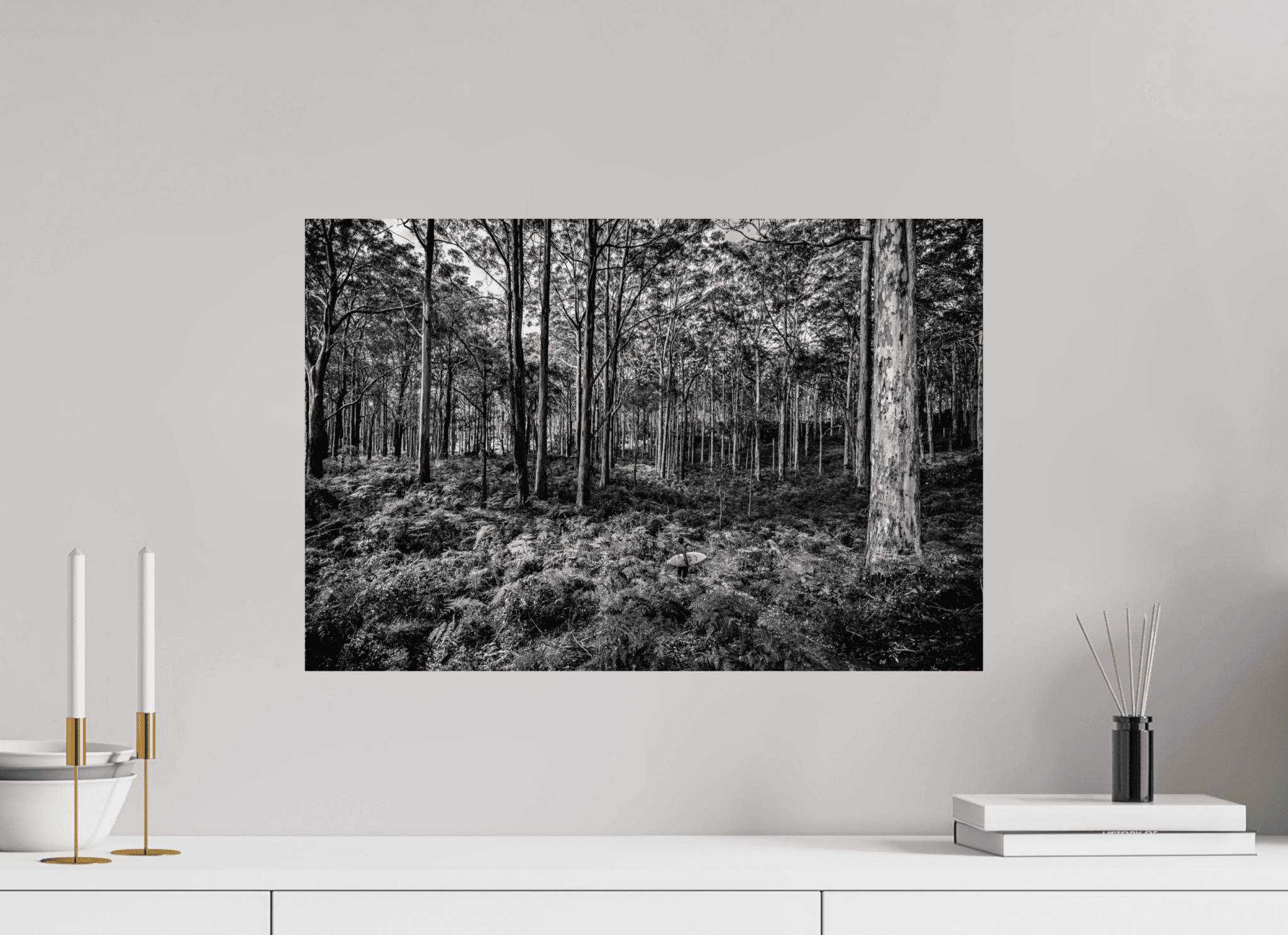 The Surfer in the Forrest. - Chris - Frumolt - Shop