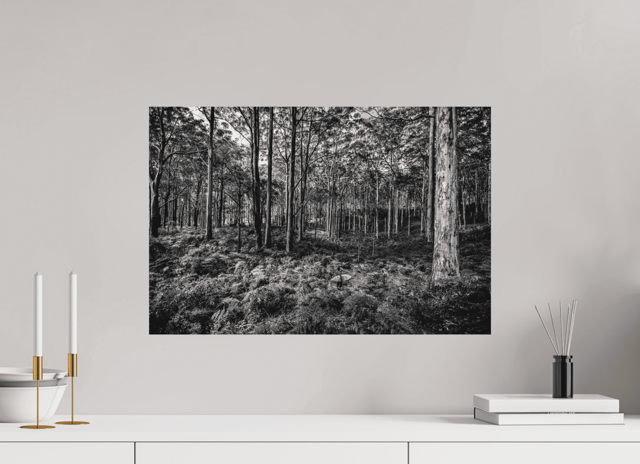 The Surfer in the Forrest. - Chris - Frumolt - Shop