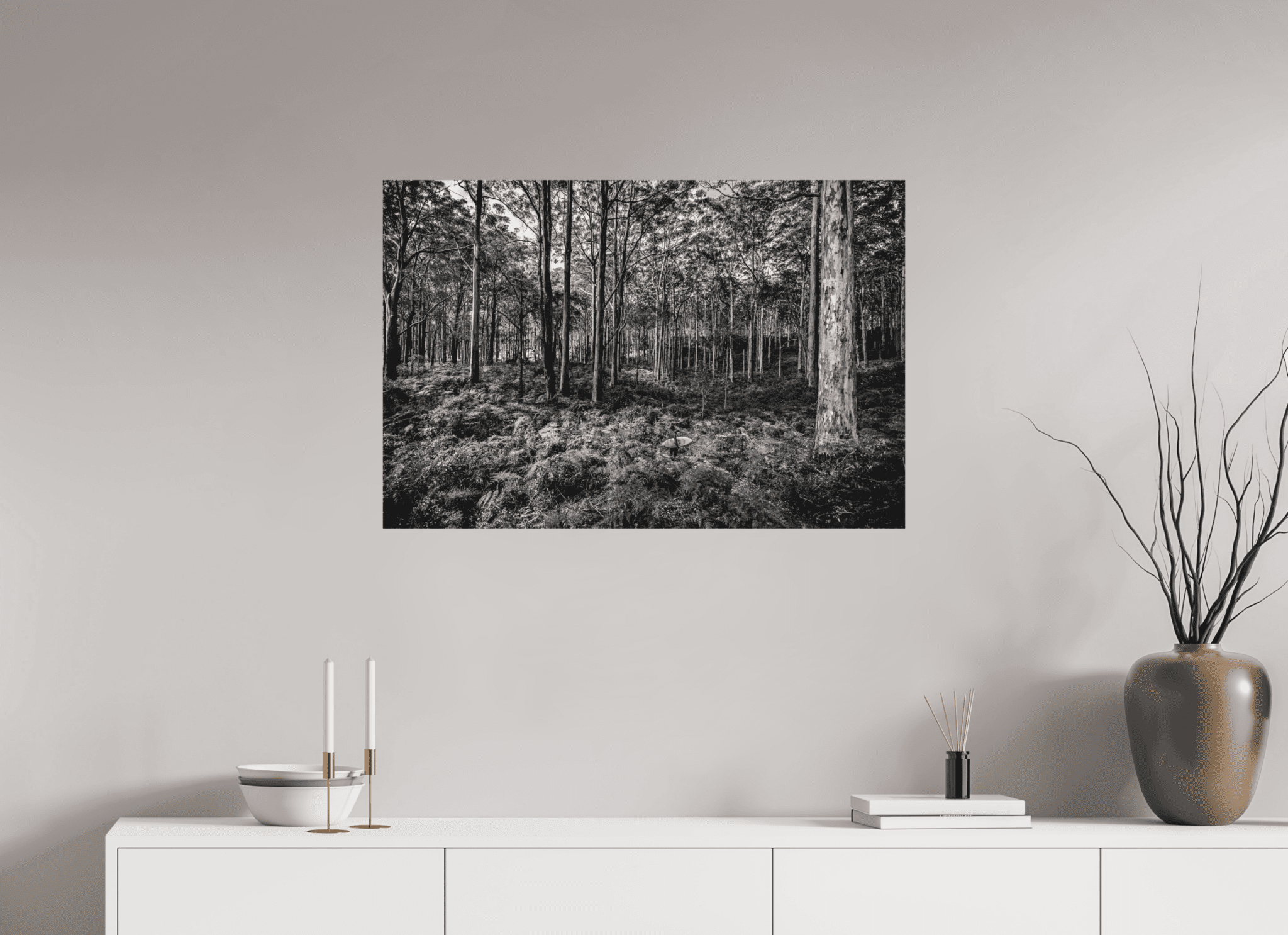 The Surfer in the Forrest. - Chris - Frumolt - Shop