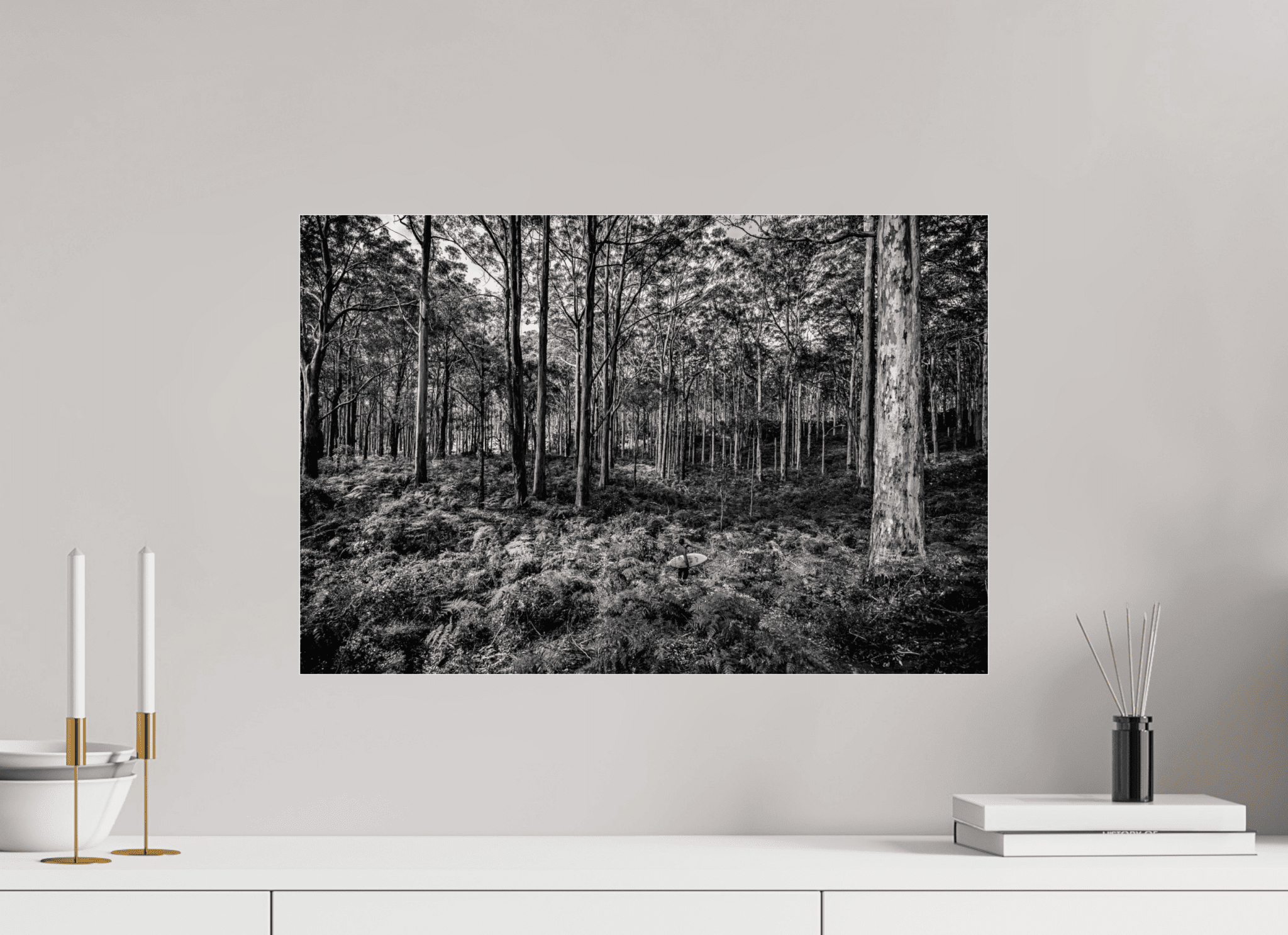 The Surfer in the Forrest. - Chris - Frumolt - Shop