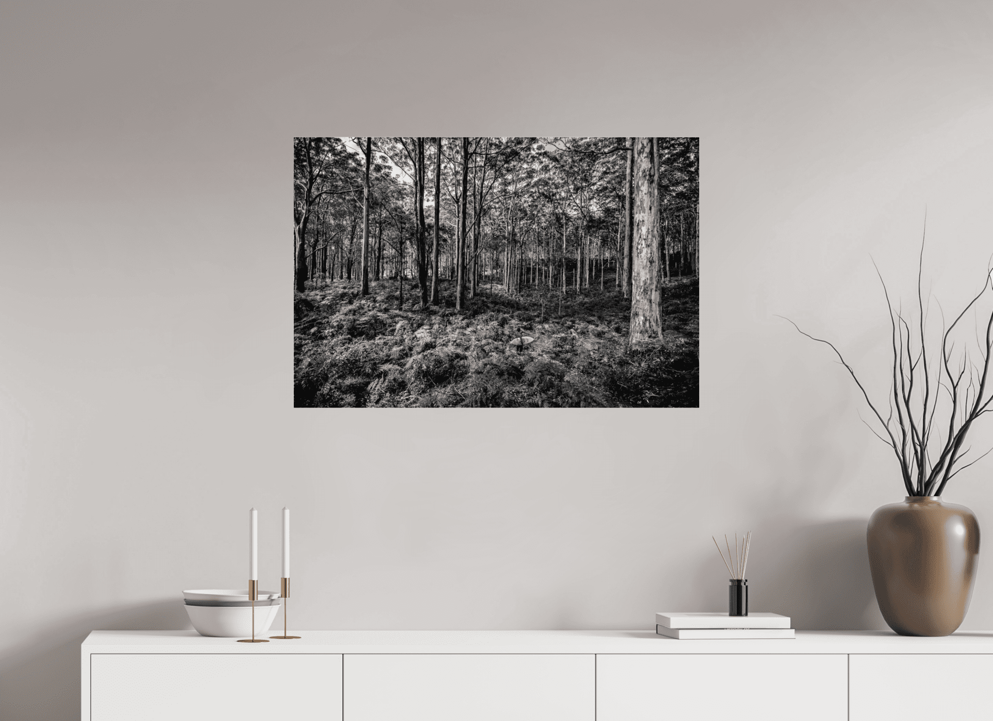 The Surfer in the Forrest. - Chris - Frumolt - Shop