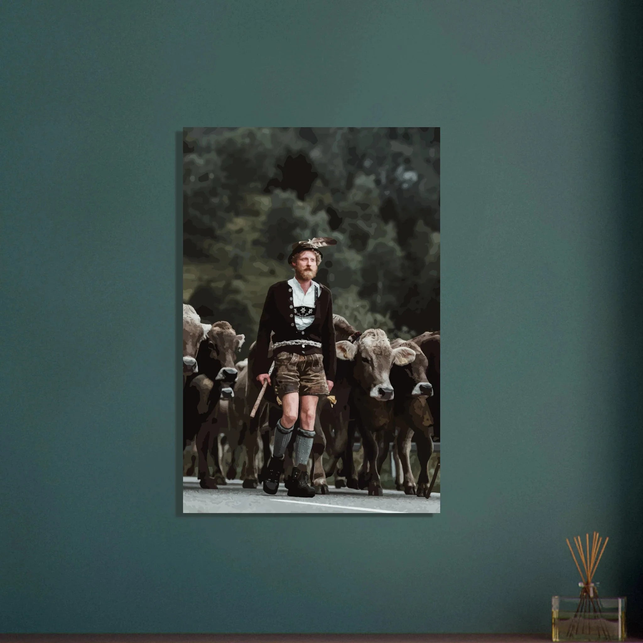 Viehscheid (Vektorgrafik) Kunstdrucke 60x90 cm / 24x36″ - Chris - Frumolt - Shop